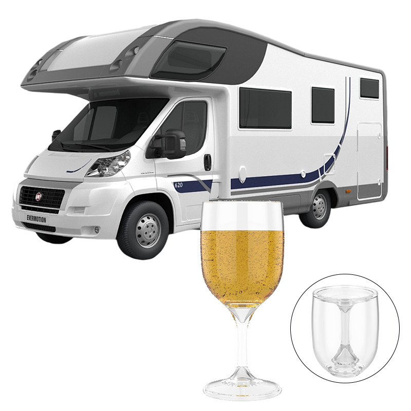 Wine & Beer Shop - RV ポータブルワイングラス ゴブレット 折りたたみ式 割れない カクテル