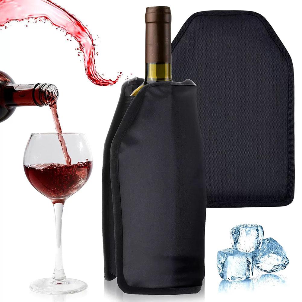 Wine Beer Drink - ワインクーラーホルダー アイスバッグ ジェリーピクニック ドリンクソフトドリンクラック バーツール ナイロンワインクーラースリーブ