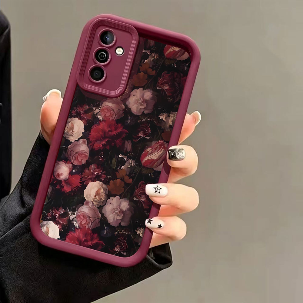 ワインレッドのバラ柄スマホケース Samsung Galax - Wine & Beer Shop のレビューと価格