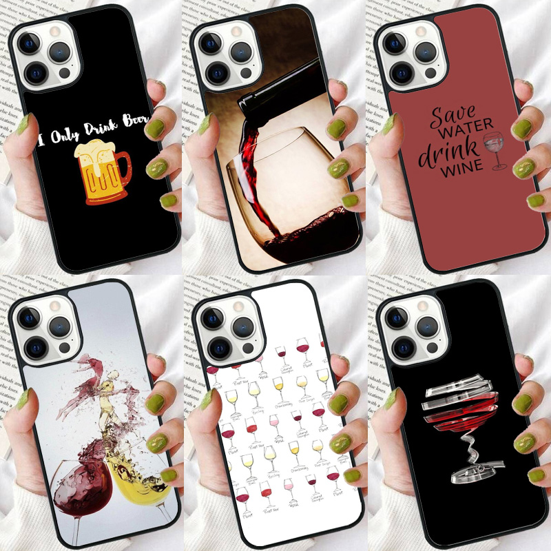 ドリンクビール赤ワイン携帯電話ケースカバー iPhone 1 - Beer And Wine Quote のレビューと価格