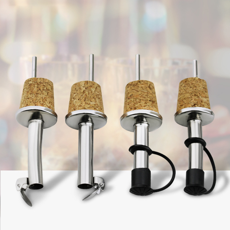 木製コルク赤ワイン注ぎ口オイルシャンパンビールボトルストッパ - Wine Beer Tasting のレビューと価格