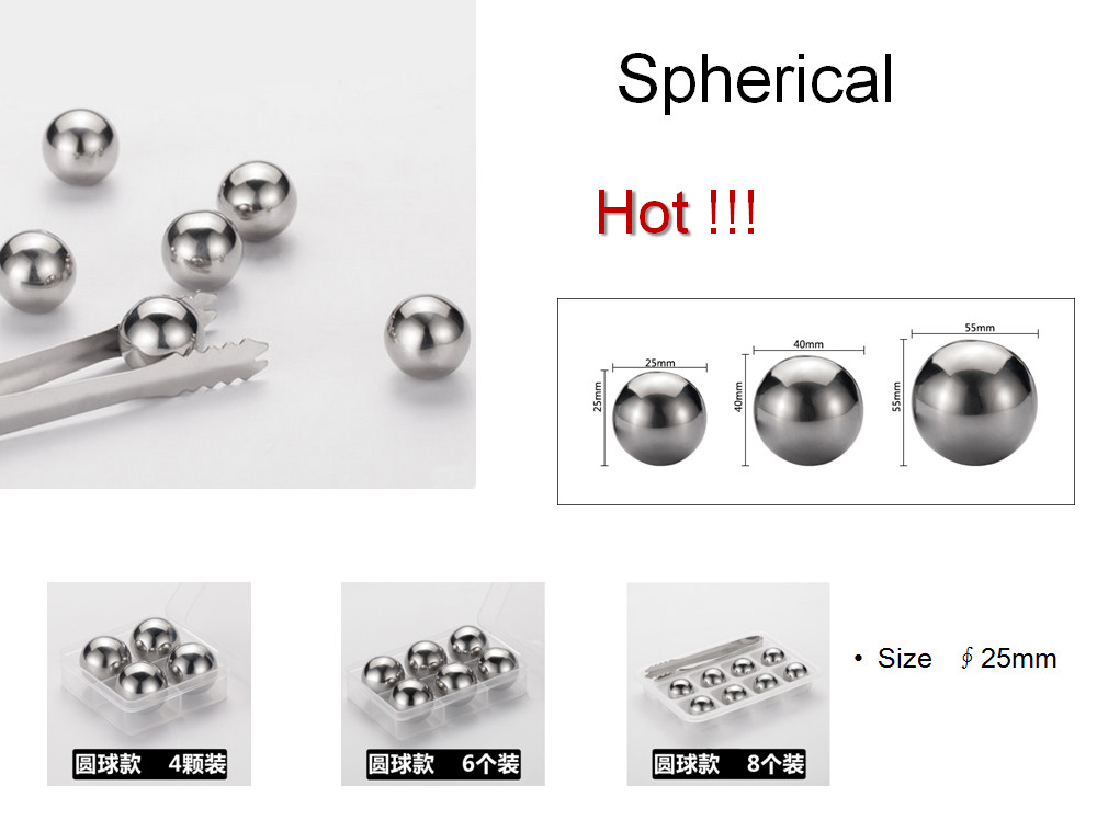 ステンレス鋼のウイスキーストーンボックス25mm,6ピース/ - Wine Beer Tasting のレビューと価格
