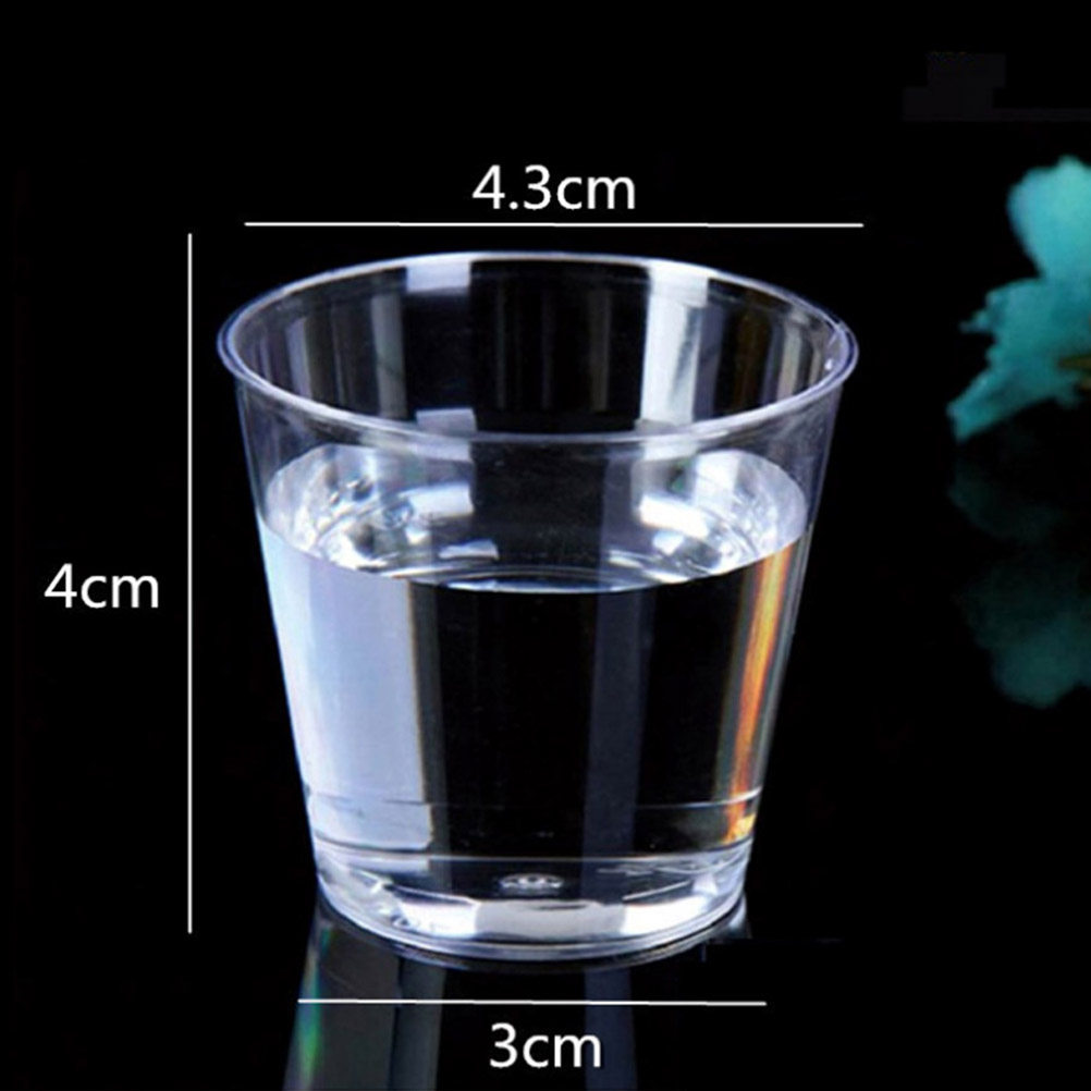 50個入り 透明使い捨て硬質プラスチック製テイスティングカッ - Wine Beer Tasting のレビューと価格