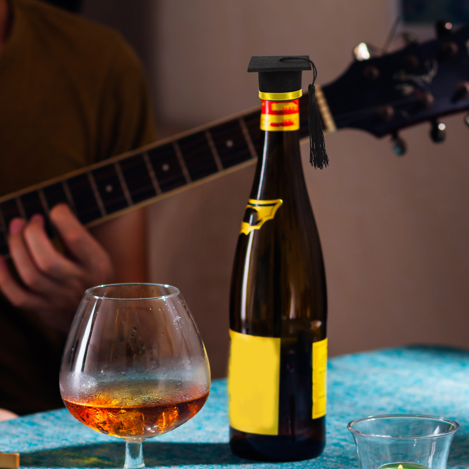 卒業式用帽子型ボトルキャップ4個セット、ミニボトルキャップタ - Beer And Wine Festival のレビューと価格