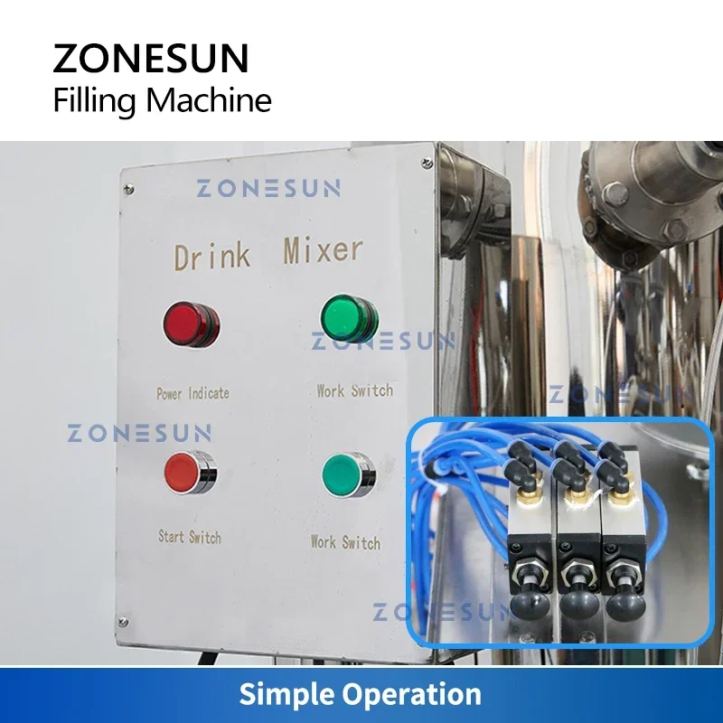 ZONESUN 炭酸飲料等圧充填機 ビール コーラ ソーダ  - Wine Beer Drink のレビューと価格
