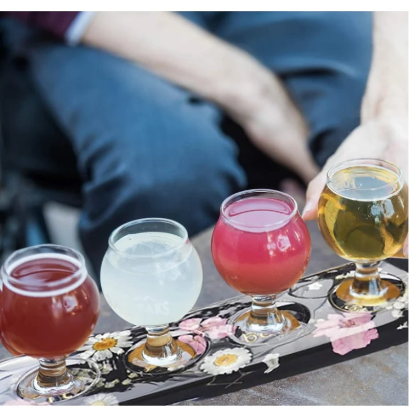 ショットグラスサービングトレイ DIY エポキシ樹脂アートシ - Wine Beer Tasting のレビューと価格