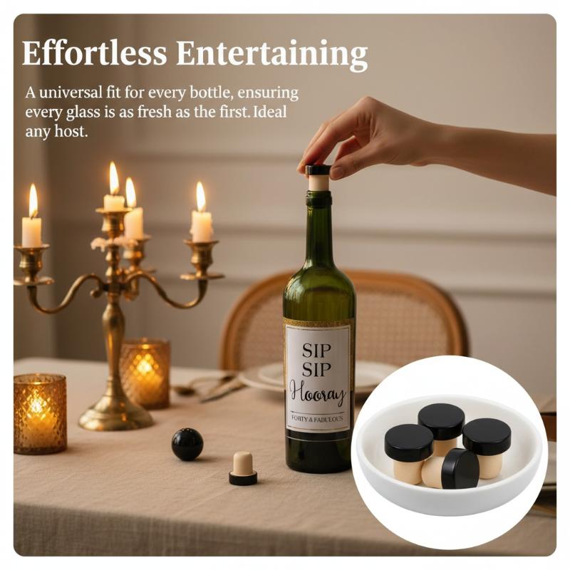 10 個交換用再利用可能なコルクガラスビールボトルシーリング - Wine Beer Tasting のレビューと価格