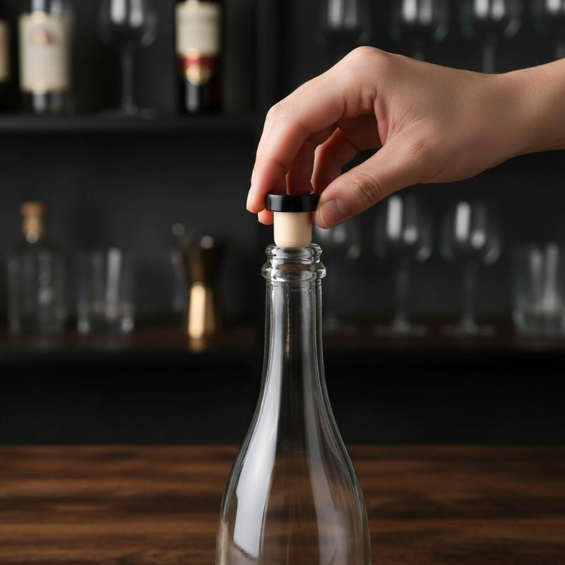 10 個交換用再利用可能なコルクガラスビールボトルシーリング - Wine Beer Tasting のレビューと価格